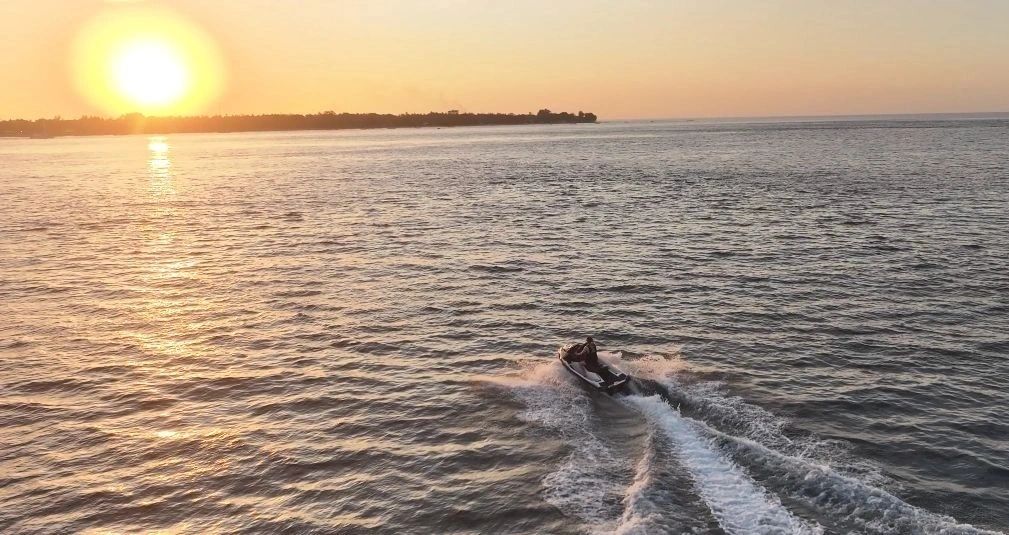 The Only Boat with Jet Ski Add-On